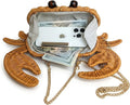 Handwoven Wicker Crab Crossbody Bag | Coastal Summer Statement Accessory | EcoVine Living